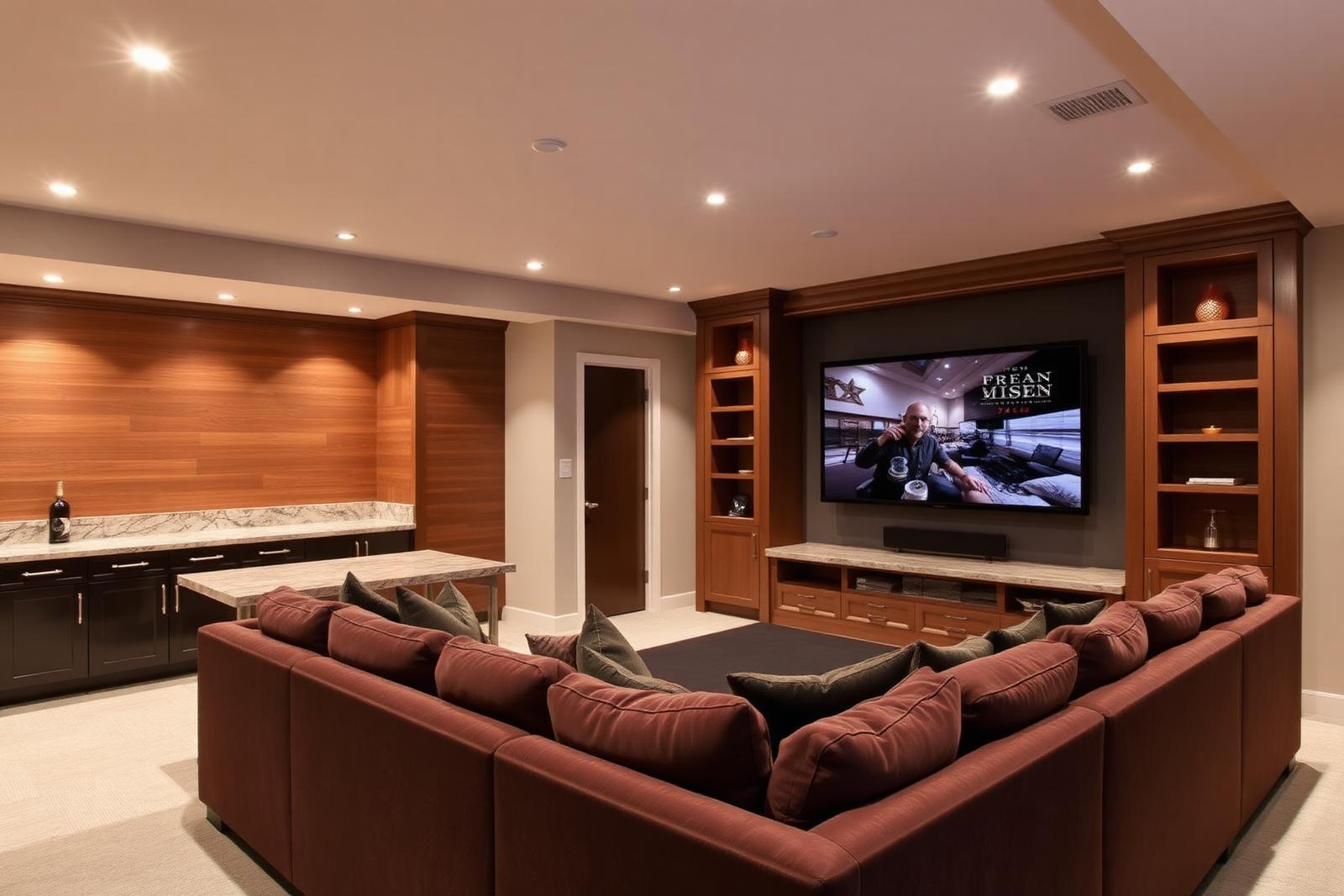 Finished basement